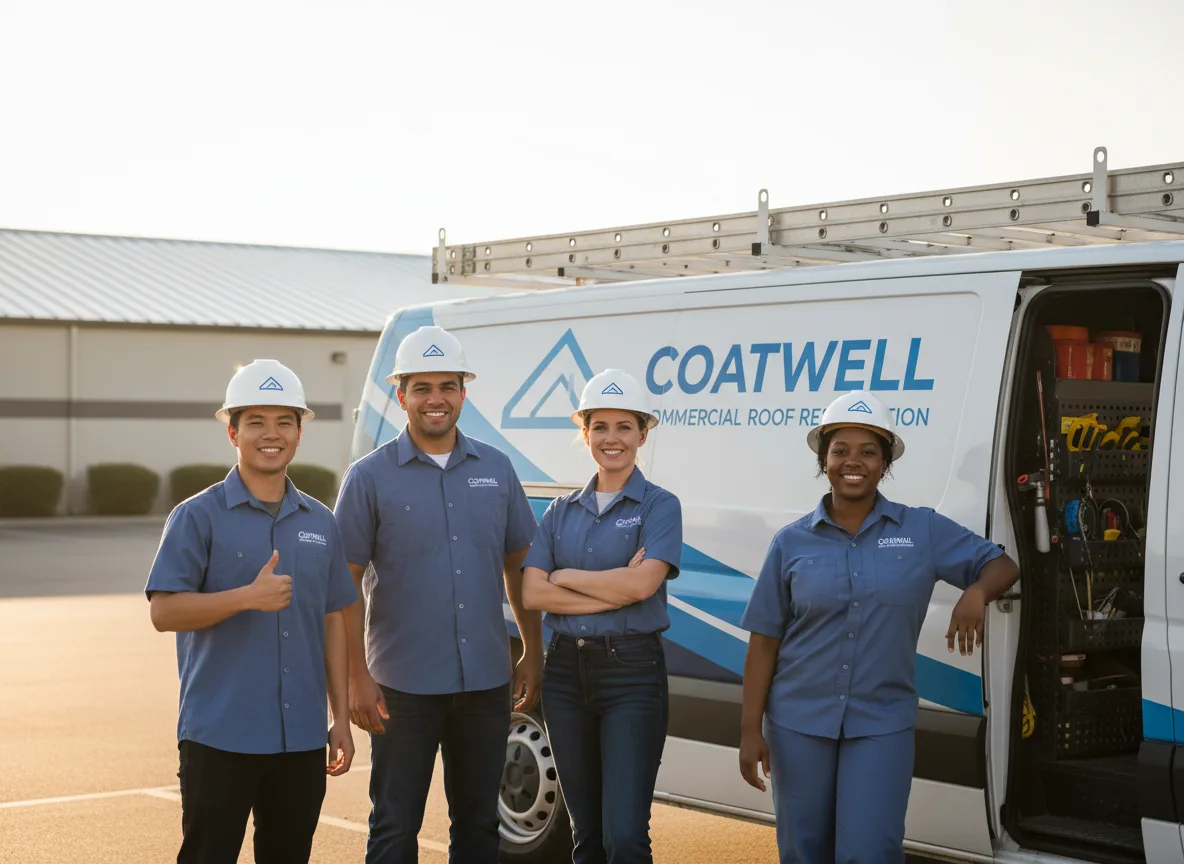 Commercial roof coating company in Rentz, GA